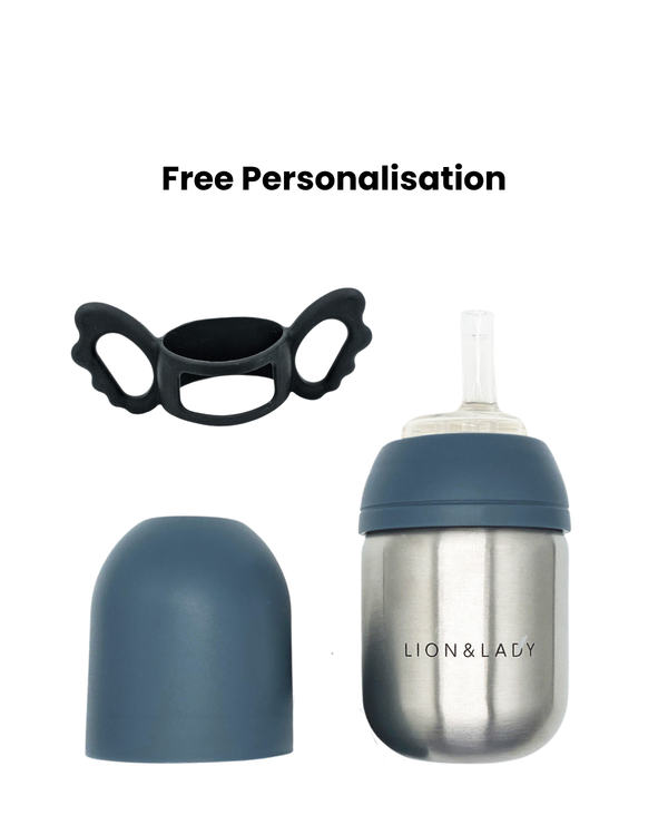 Toddler Pack - 210ml 18/8 Stainless Steel Straw Cup