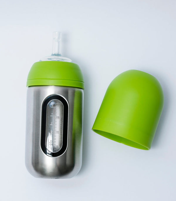 18/8 Stainless Steel Toddler Straw Bottle with Window - 350ml