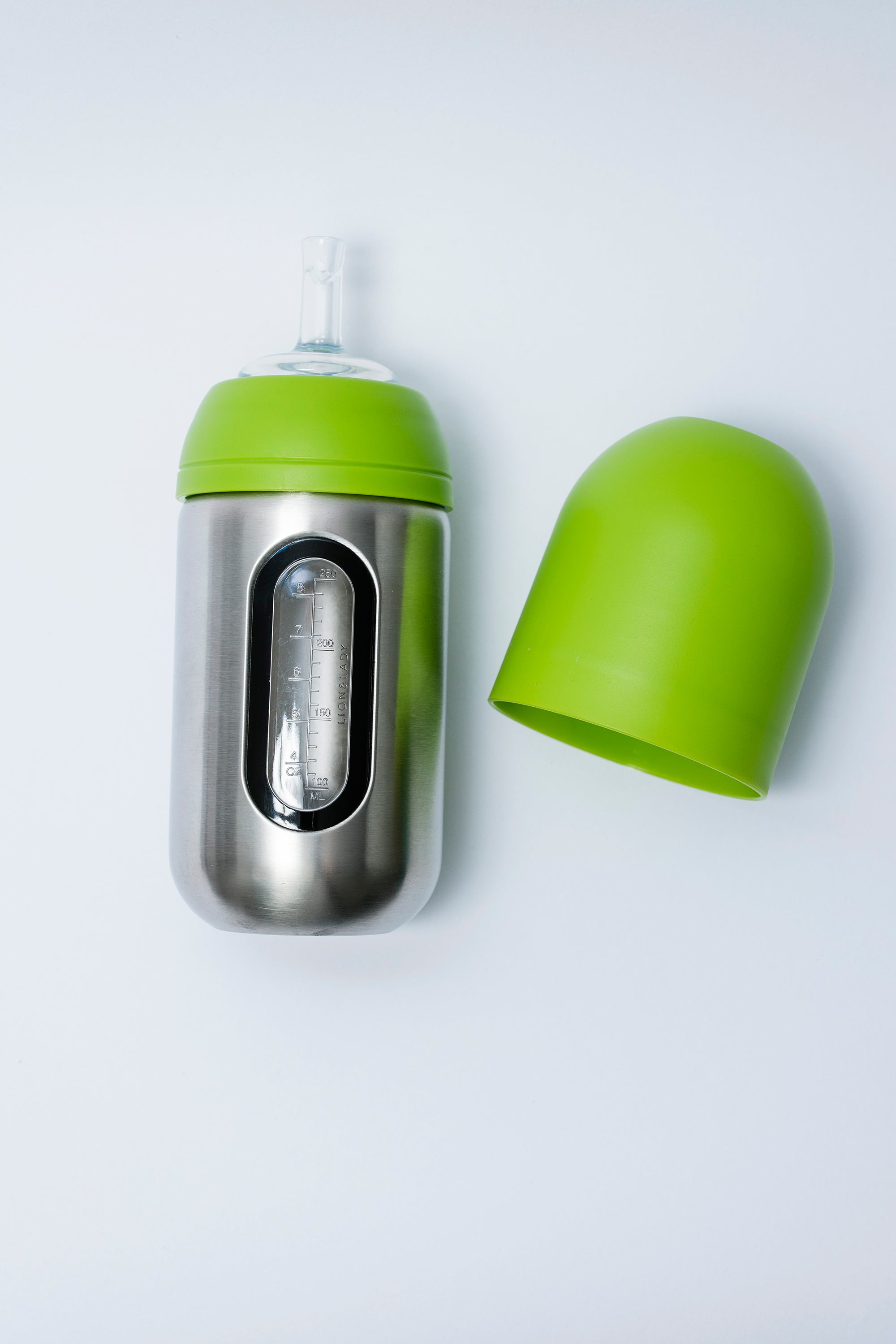 18/8 Stainless Steel Toddler Straw Bottle with Window - 350ml