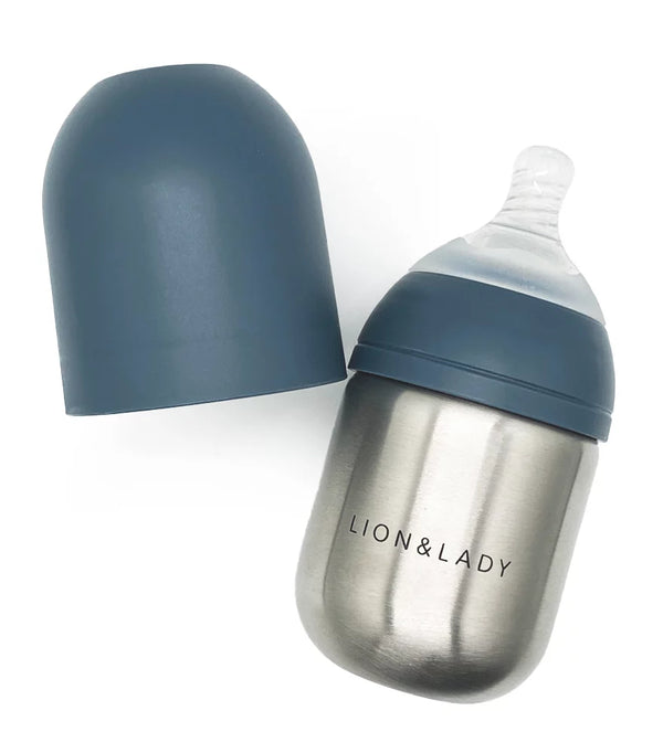 18/8 Stainless Steel Baby Bottle Single - 210ml