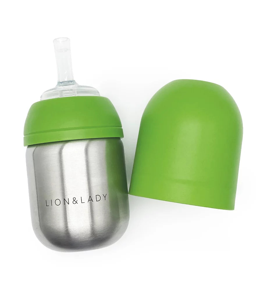 Toddler Straw Cup - 210ml 18/8 Stainless Steel